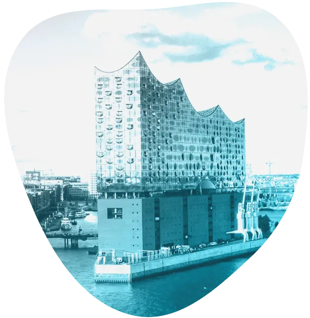 Die Elbphilharmonie am Hamburger Hafen