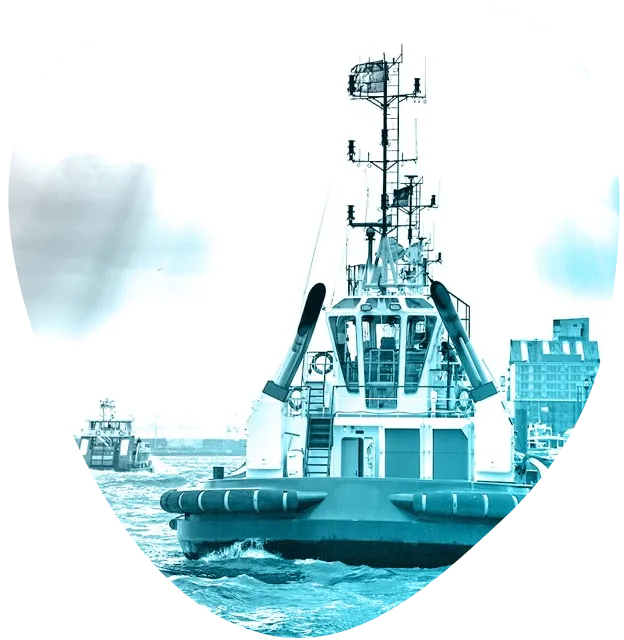 Schlepper im Hamburger Hafen